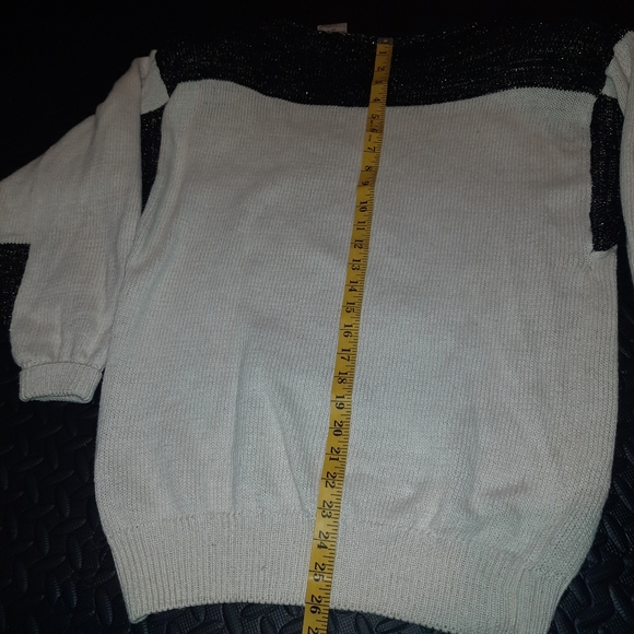 Vintage Bonnie Boerer & Company padded shoulder festive(ish) sweater - Picture 8 of 12